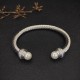 Hl76A20David Yurman 7mm镶嵌石珍珠手镯。建议适合佩戴的手围16-20cm