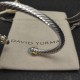 Hl76A00David Yurman  5MM金头菱角香槟钻手镯。建议适合佩戴的手围15-20cm