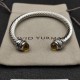 Hl76A20David Yurman 7mm旋转头黄钻头手镯。建议适合佩戴的手围16-20cm