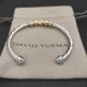 Hl86900David Yurman 4mm旋转弯圆头手镯。建议适合佩戴的手围15-20cm