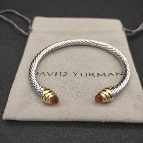 Hl86900David Yurman 5MM金头香槟钻手镯.。建议适合佩戴的手围15-20cm