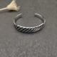 Hl7790011月上新 David Yurman 12.9mm银色波浪手镯。建议适合佩戴的手围15-20cm