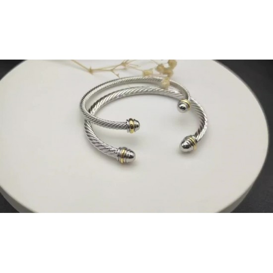 Hl86900David Yurman 4mm圆头分色手镯。建议适合佩戴的手围15-20cm