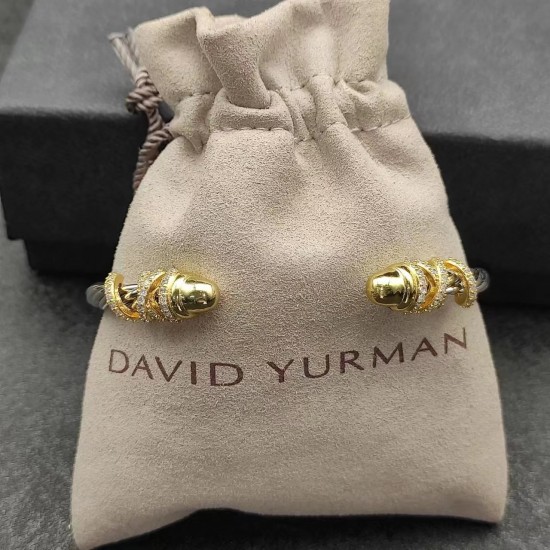 Hl76900David Yurman 4mm圆头缠绕手镯。建议适合佩戴的手围15-20cm