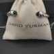 Hl75900David Yurman 5mm旋转镶嵌钻深绿钻手镯。建议适合佩戴的手围15-20cm