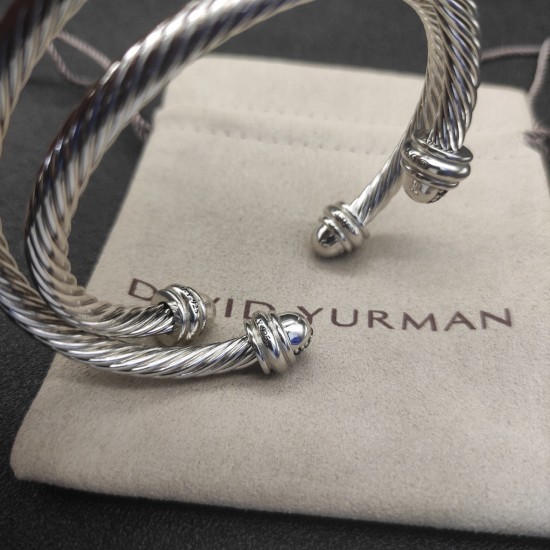 Hl86900David Yurman 5mm半满钻白钻手镯。建议适合佩戴的手围15-20cm