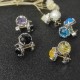 Hl76750David Yurman  主石8mm 四爪耳钉。紫、蓝、黄、黑、珍珠、五种款式