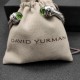 Hl76A20David Yurman 7mm旋转头浅绿钻头手镯。建议适合佩戴的手围16-20cm