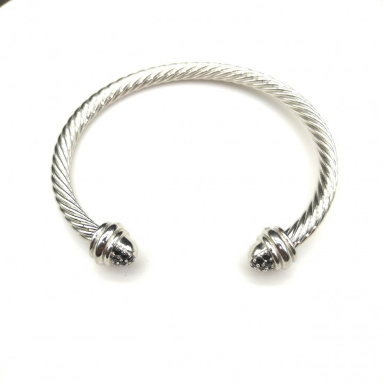 Hl76900David Yurman 5mm半满钻黑钻手镯。建议适合佩戴的手围15-20cm