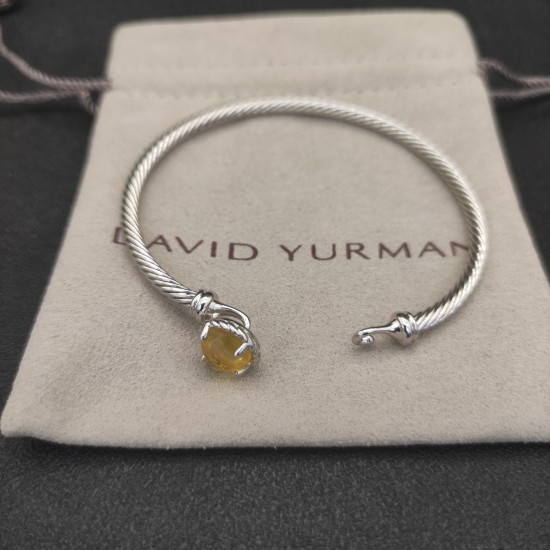 Hl76900David Yurman 3mm黄钻主人手镯。有17cm和19cm两个尺寸。建议适合佩戴的手围15-18cm