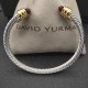 Hl76900David Yurman 5MM金头红钻手镯.。建议适合佩戴的手围15-20cm