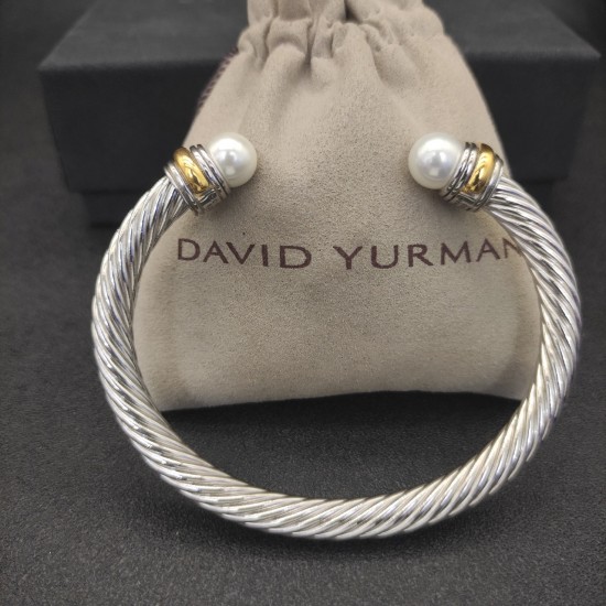 Hl76A20David Yurman 7mm分色珍珠手镯。建议适合佩戴的手围16-20cm