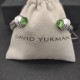 Hl76A20David Yurman 7mm镶嵌石浅绿钻头手镯。建议适合佩戴的手围16-20cm