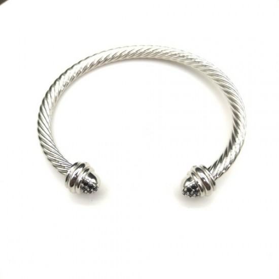 Hl76900David Yurman 5mm半满钻黑钻手镯。建议适合佩戴的手围15-20cm