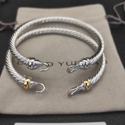 Hl86900David Yurman 5mm 钩头手镯。银色和分色两款、建议适合佩戴的手围15-19cm