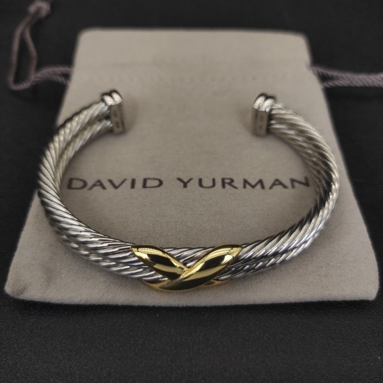 Hl64A20David Yurman 10mm单X手镯。建议适合佩戴的手围15-20cm