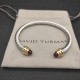 Hl76900David Yurman 5MM金头红钻手镯.。建议适合佩戴的手围15-20cm