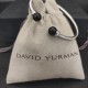 Hl86900David Yurman  3mm银色黑玛瑙手镯。建议适合佩戴的手围15-19cm