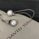 Hl76750David Yurman  主石8mm 四爪耳钉。紫、蓝、黄、黑、珍珠、五种款式