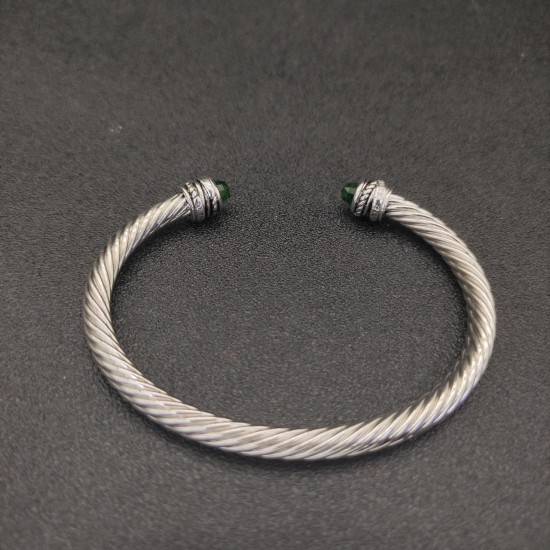 Hl76900David Yurman 5mm旋转镶嵌钻紫钻手镯。建议适合佩戴的手围15-20cm