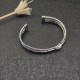 Hl76A20David Yurman  7MM三纽线交叉带钻X手镯。建议适合佩戴的手围15-20cm