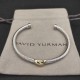 Hl86800David Yurman 4mm单X手镯。建议适合佩戴的手围15-20cm