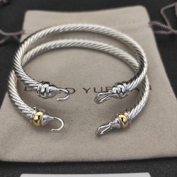 Hl86900David Yurman 5mm 钩头手镯。银色和分色两款、建议适合佩戴的手围15-19cm