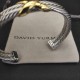 Hl64A20David Yurman 10mm单X手镯。建议适合佩戴的手围15-20cm