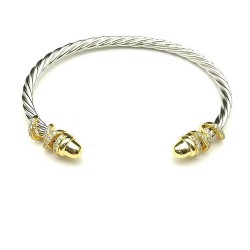 Hl76900David Yurman 4mm圆头缠绕手镯。建议适合佩戴的手围15-20cm