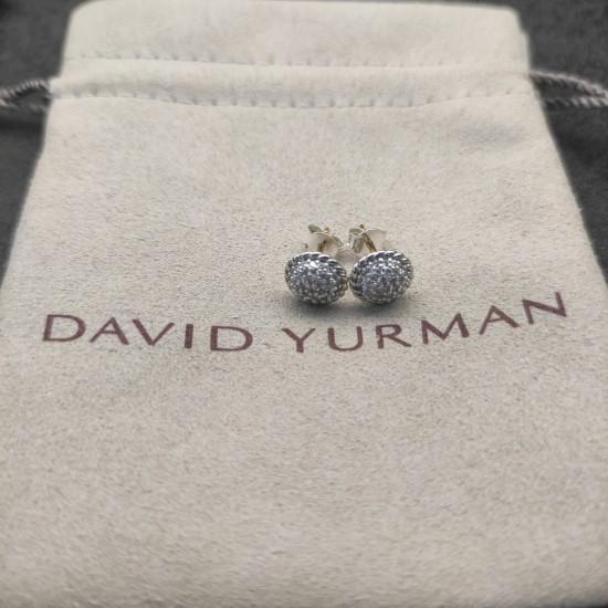 Hl76600David Yurman     8.6mm圆形满钻耳钉