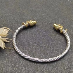 Hl76900David Yurman 4mm圆头缠绕手镯。建议适合佩戴的手围15-20cm