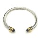 Hl76900David Yurman 5MM金头黑钻手镯.。建议适合佩戴的手围15-20cm