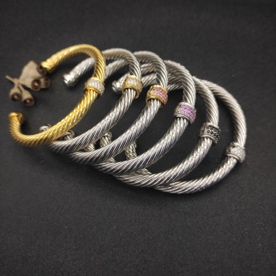 Hl64A20David Yurman 7mm圆珠手镯。建议适合佩戴的手围16-20cm