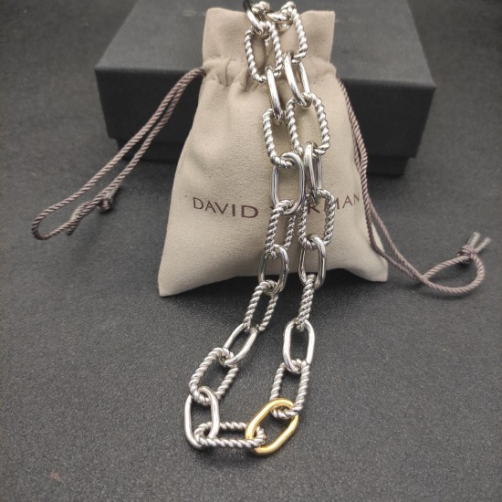 Hl76B40David Yurman 麦迪逊链式项链分色。长度46cm延迟链