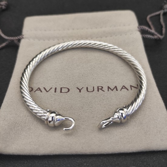 Hl76900David Yurman 5mm银色钩头手镯。建议适合佩戴的手围15-19cm