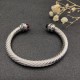 Hl87A20David Yurman 7mm旋转头红钻头手镯。建议适合佩戴的手围16-20cm