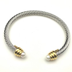 Hl76900David Yurman 5MM金头珍珠手镯.。建议适合佩戴的手围15-20cm