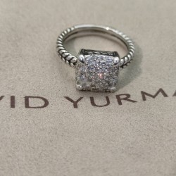 Hl76750David Yurman 四爪满钻戒指，尺寸：美号，6-7-8-9，四个号