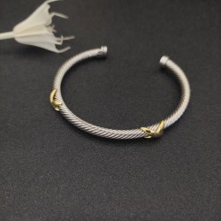 Hl86900David Yurman 4mm双X手镯。建议适合佩戴的手围15-20cm