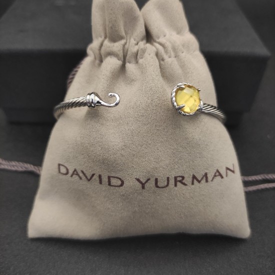 Hl76900David Yurman 3mm黄钻主人手镯。有17cm和19cm两个尺寸。建议适合佩戴的手围15-18cm