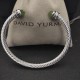 Hl75900David Yurman 5mm旋转镶嵌钻浅绿钻手镯。建议适合佩戴的手围15-20cm