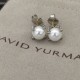 Hl76700David Yurman四爪珍珠耳钉银色