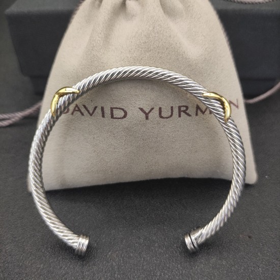 Hl86900David Yurman 4mm双X手镯。建议适合佩戴的手围15-20cm