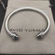 Hl76900David Yurman 5mm半满钻黑钻手镯。建议适合佩戴的手围15-20cm