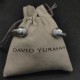 Hl87A20David Yurman 7mm半边钻银色手镯。建议适合佩戴的手围16-20cm