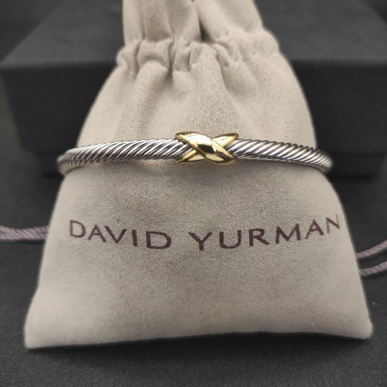 Hl86800David Yurman 4mm单X手镯。建议适合佩戴的手围15-20cm