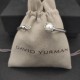 Hl76900David Yurman 3mm珍珠主人手镯。有17cm和19cm两个尺寸。建议适合佩戴的手围15-18cm