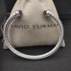 Hl76900David Yurman 5mm镶嵌石紫钻头手镯。建议适合佩戴的手围15-20cm