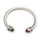 Hl87A20David Yurman 7mm旋转头红钻头手镯。建议适合佩戴的手围16-20cm