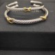 Hl65900David Yurman 5mm双X手镯。建议适合佩戴的手围15-20cm编号DYSZ-016